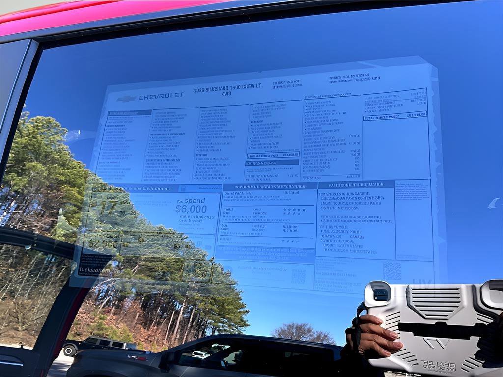 New 2026 Chevrolet Silverado 1500 LT 4D Crew Cab