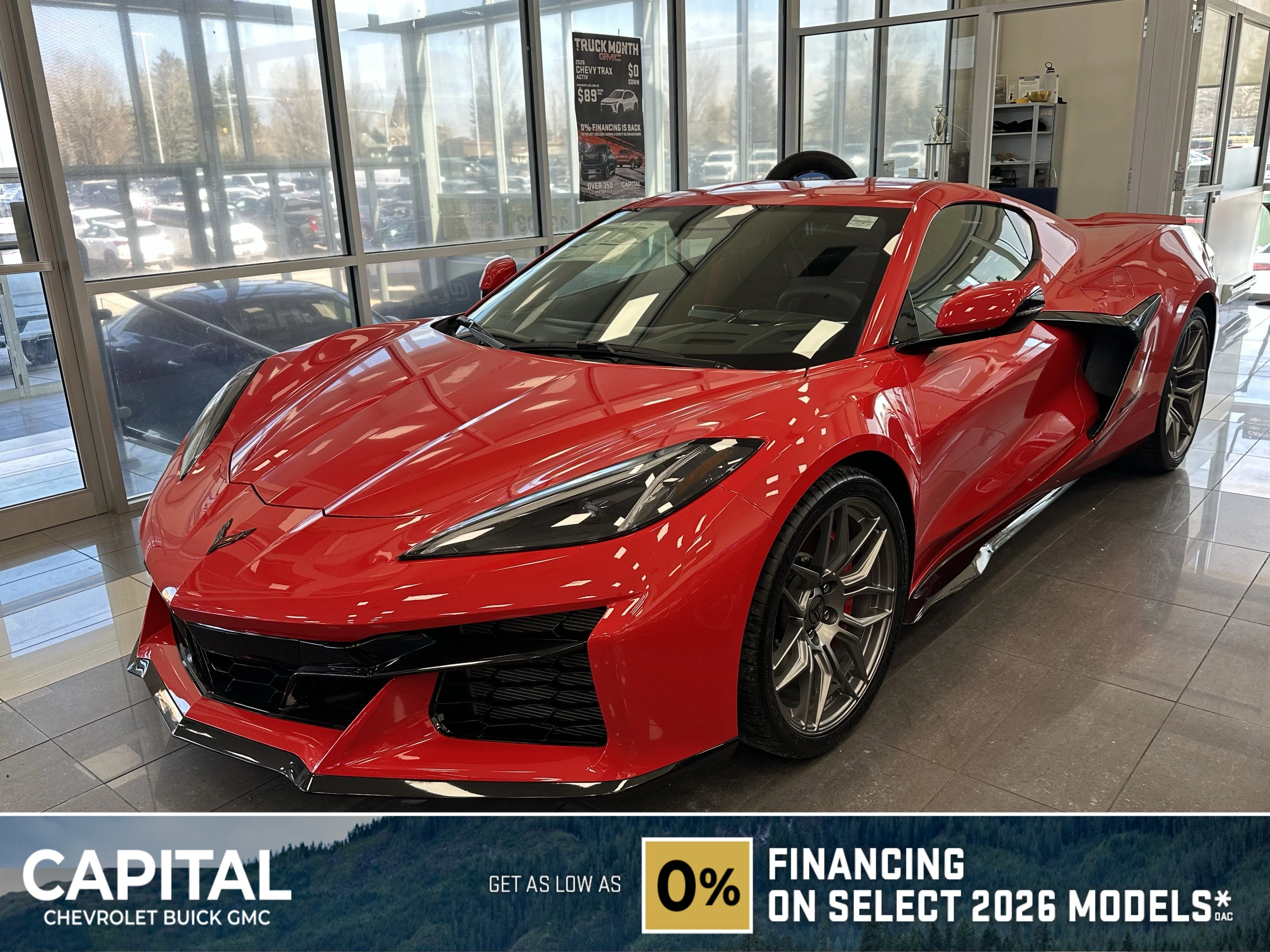 New 2026 Torch Red Chevrolet 1LZ Z06 image 1