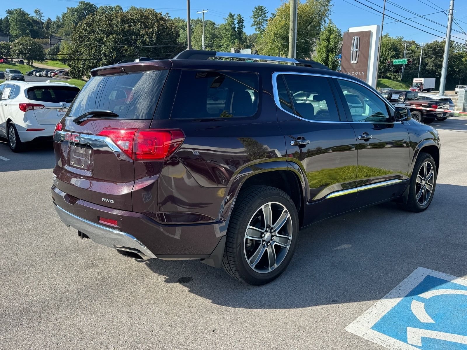 Used 2018 Black Cherry Metallic GMC Denali image 6