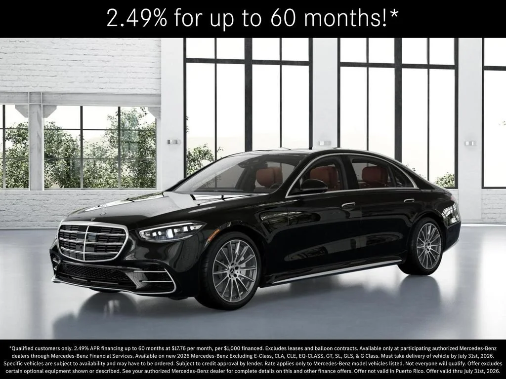 New 2026 Obsidian Black Metallic Mercedes-Benz S 580 image 81