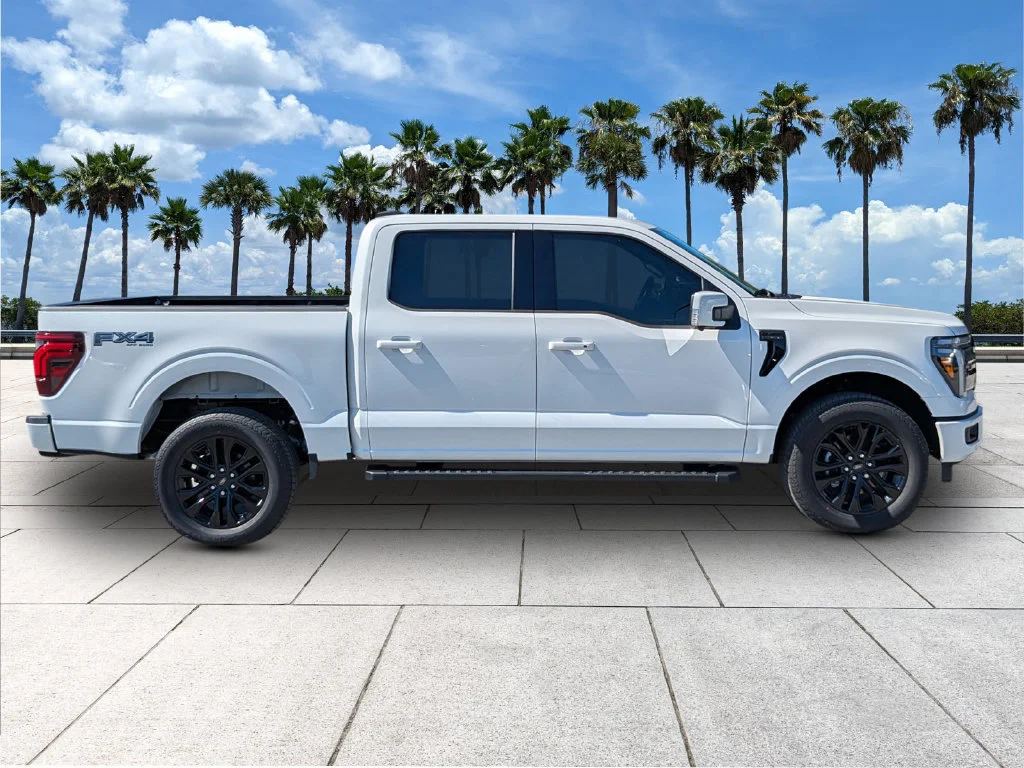 New 2026 Star White Metallic Tri-Coat Ford Lariat® image 8