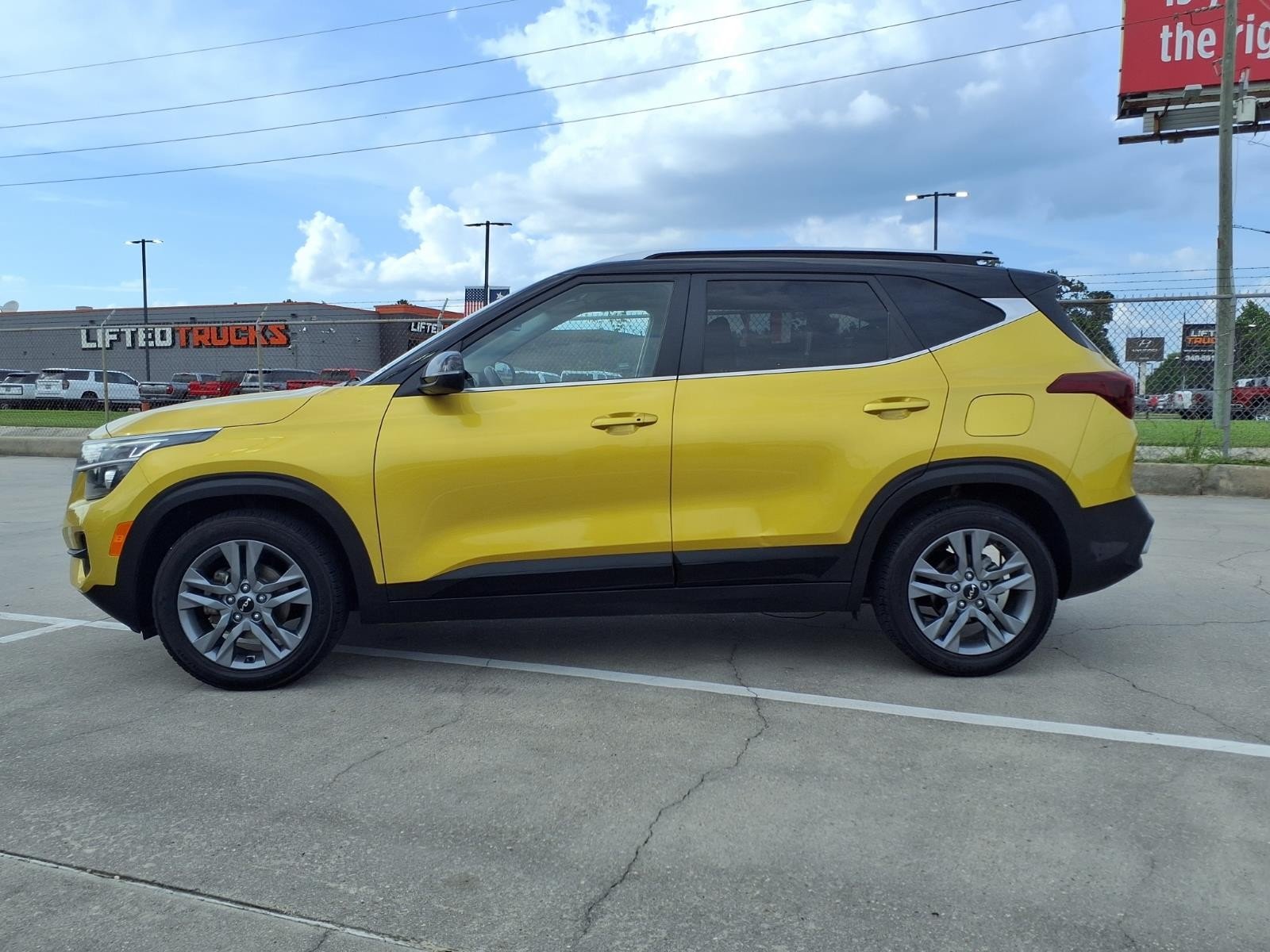 2022 Kia Seltos S Yellow at Group 1 GMC Buick South