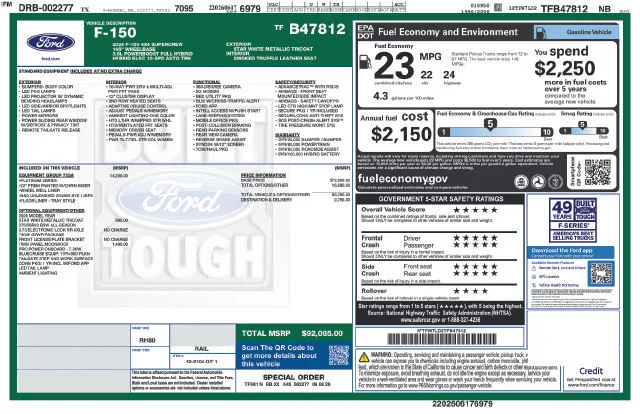 New 2026 Star White Metallic Tri-Coat Ford Platinum® image 49