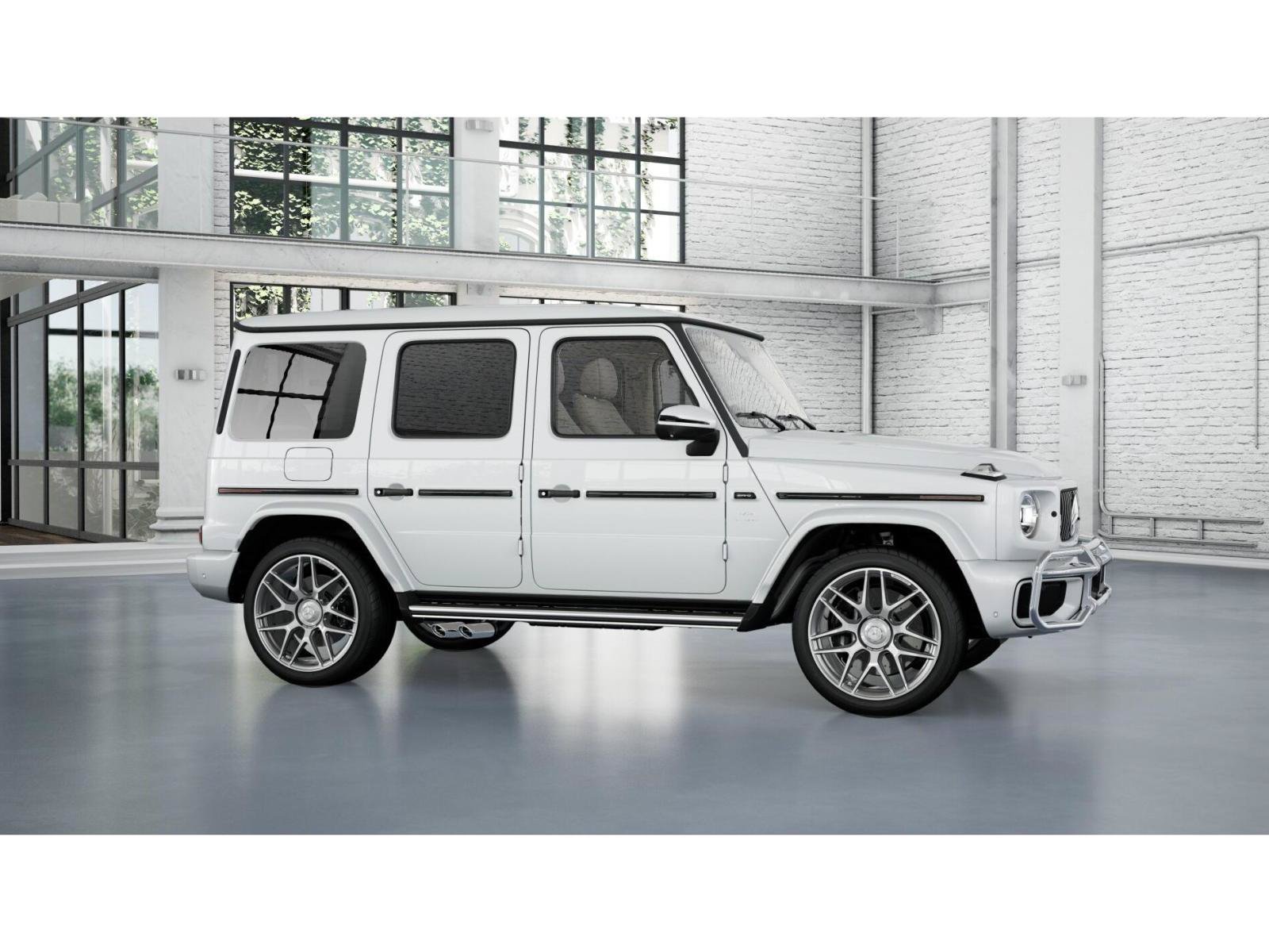 New 2027 MANUFAKTUR Moonlight White Metallic Mercedes-Benz AMG® G 63 SUV image 57