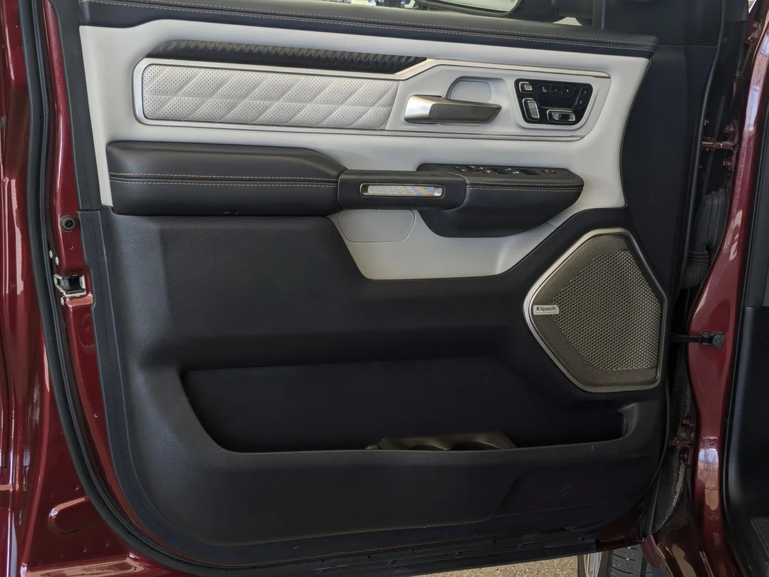 Certified Used 2025 Red RAM Tungsten - - 4x4 - Indigo Sea Salt Leather - Bed Utility Grp - Trailer Pkg & More! image 12