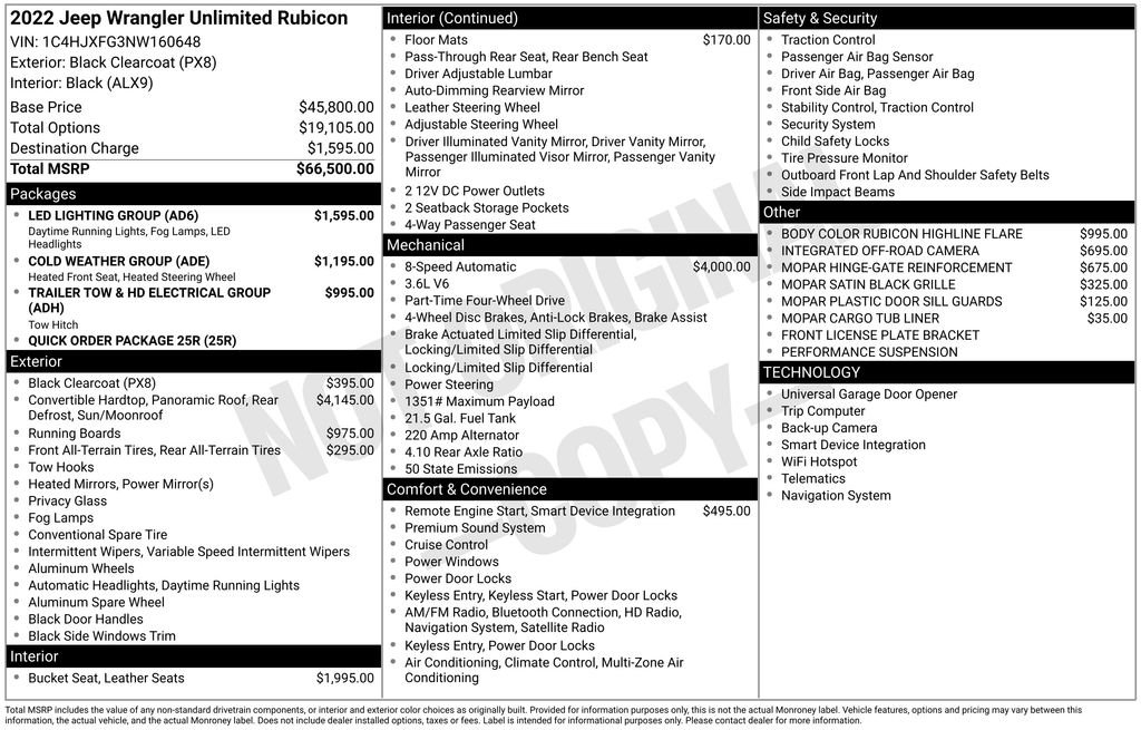 Used 2022 Black Jeep Unlimited Rubicon image 9
