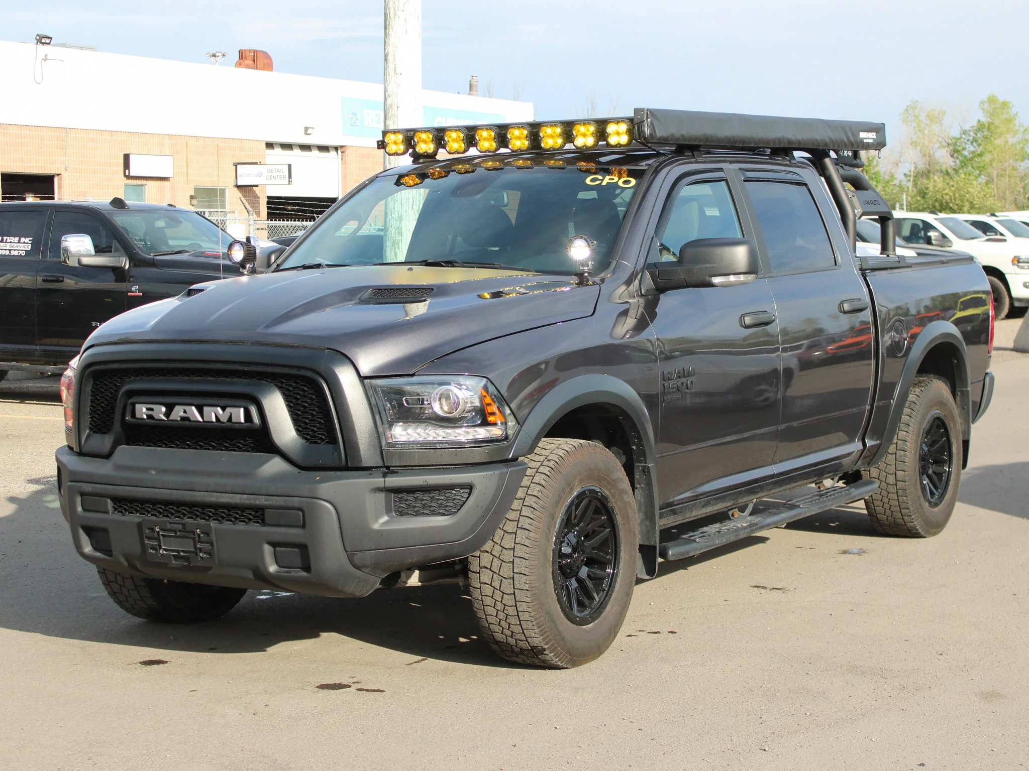 Certified Used 2023 Grey RAM Warlock * No Accidents | Roof Lights | Overland Ready | Alpine | Tonneau Cover image 12