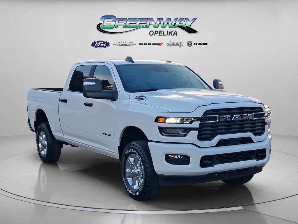 New 2026 Bright White Clear-Coat Exterior Paint RAM Big Horn image 1