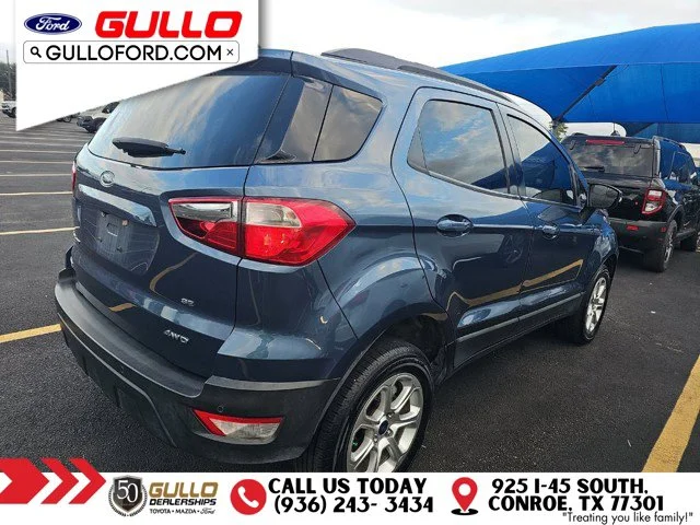 Used 2022 Blue Metallic Ford SE image 4
