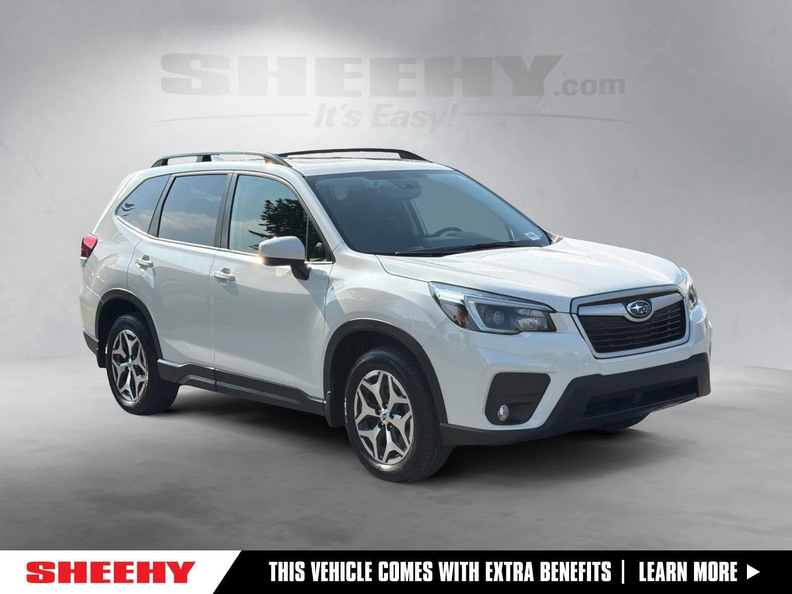 Used 2021 Crystal White Pearl Subaru Premium image 1
