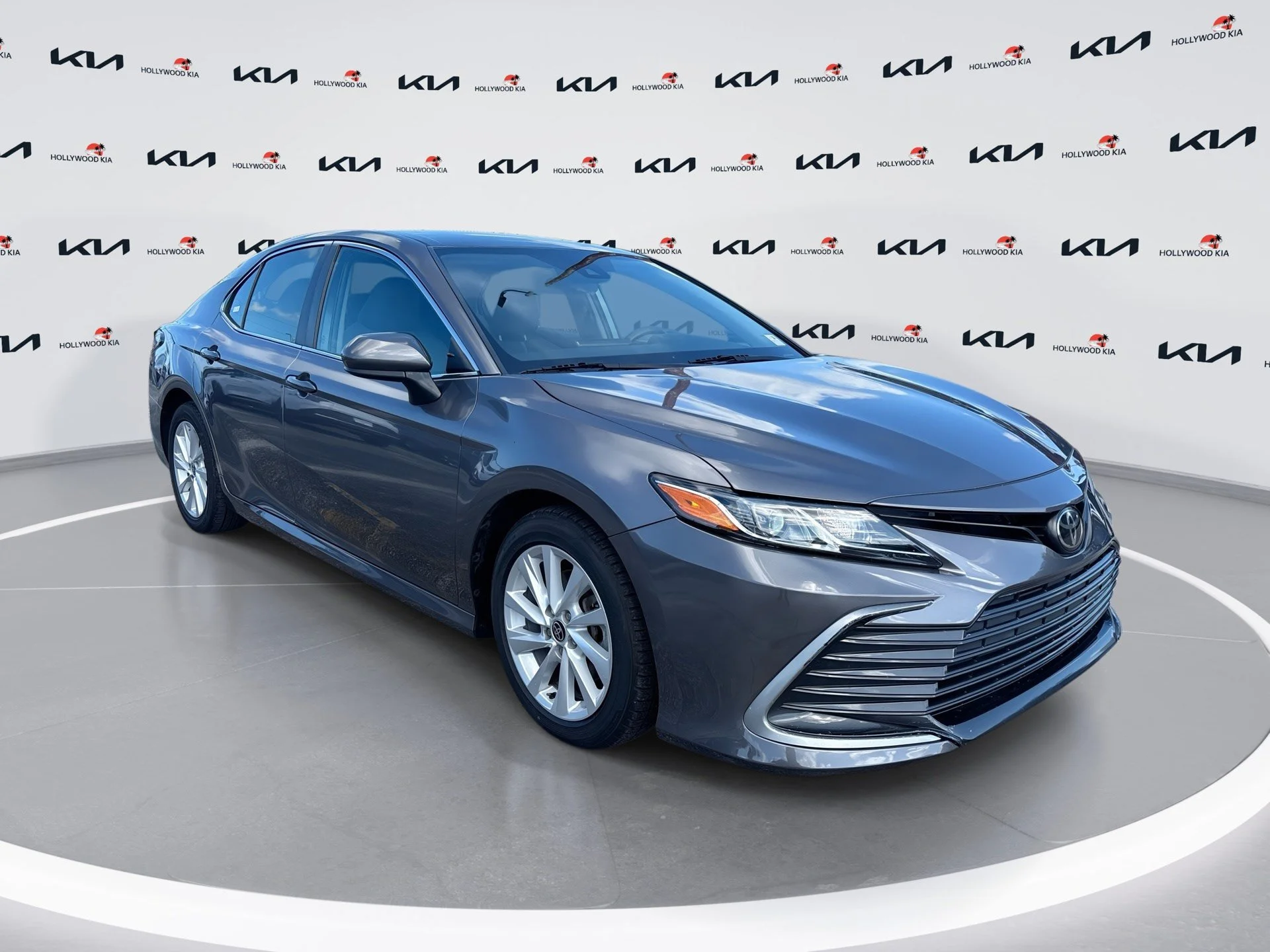 Used 2022 Predawn Gray Mica Toyota LE image 1
