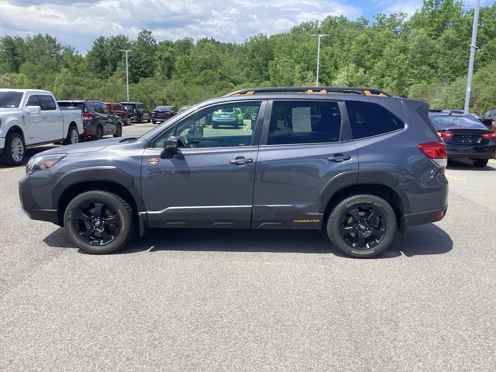 Used 2024 Magnetite Gray Metallic Subaru Wilderness image 4