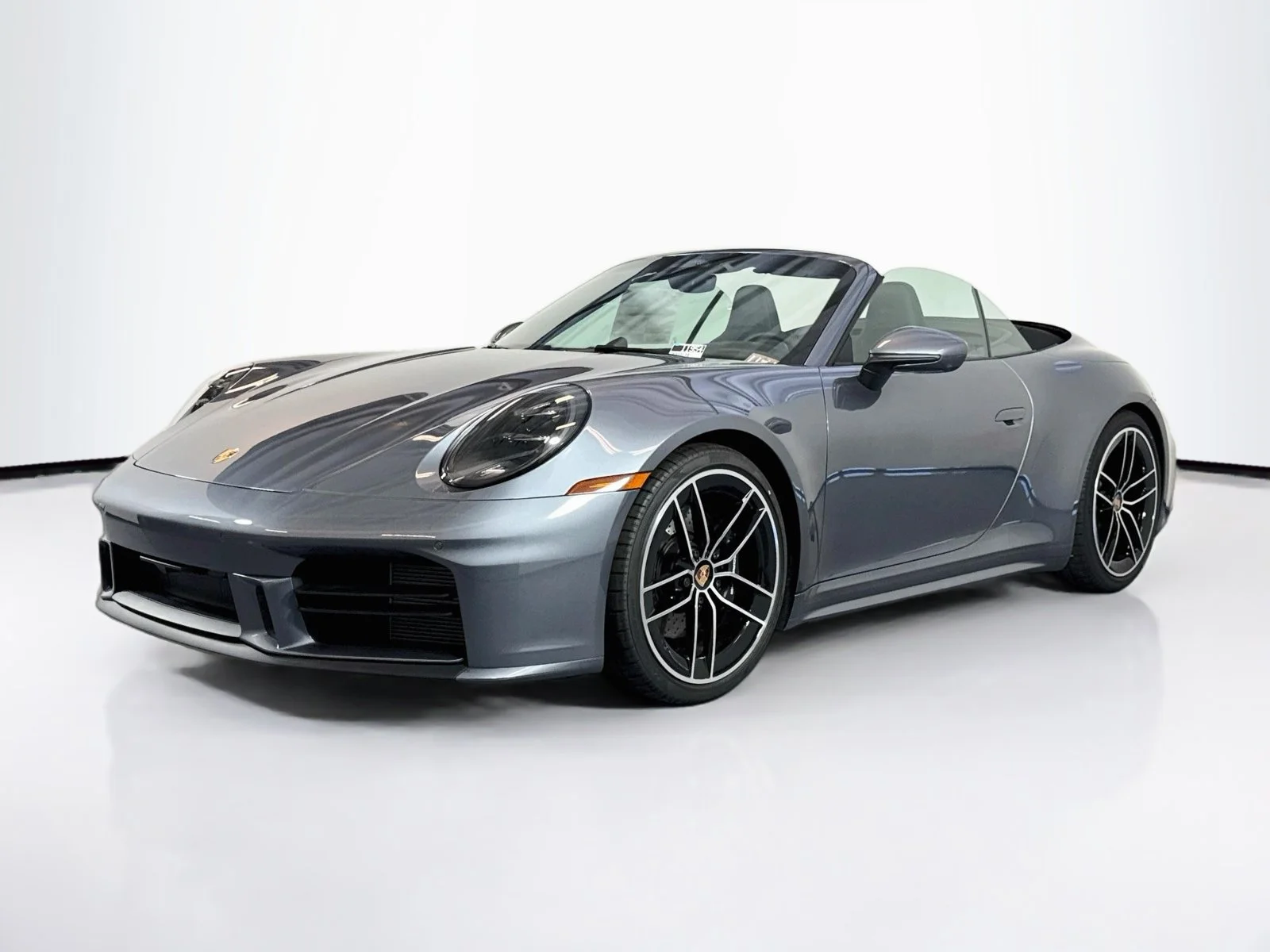 New 2026 Vanadium Grey Metallic Porsche Carrera T Cabriolet image 1