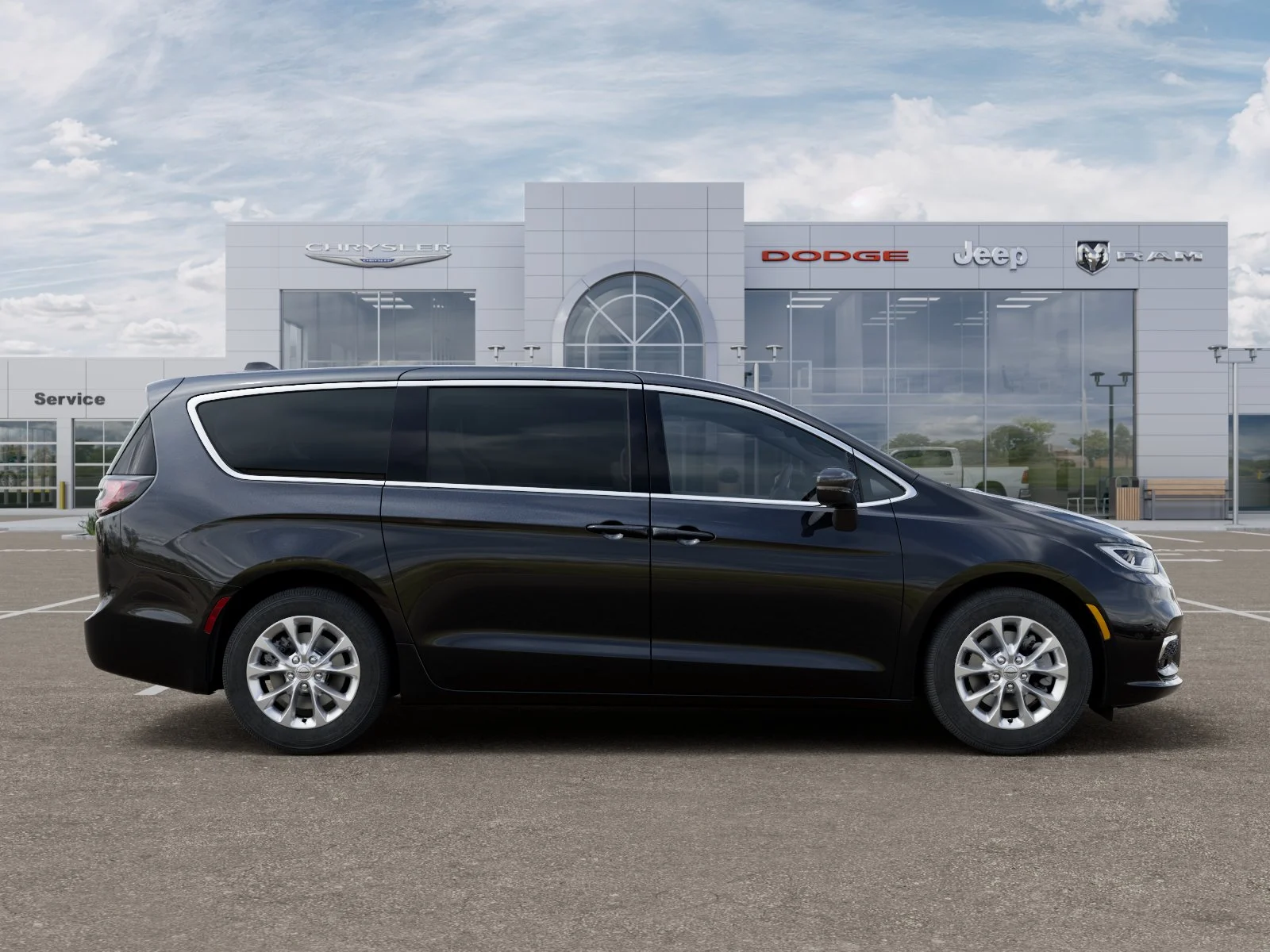 New 2026 Diamond Black Crystal Pearl-Coat Exterior Paint Chrysler Limited image 49