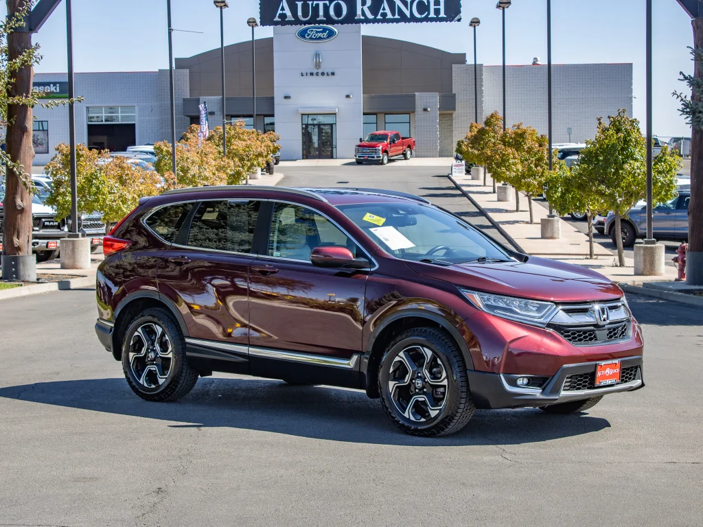 Used 2018 Honda CR-V Touring with VIN 7FARW2H95JE043888 for sale in Mountain Home, ID