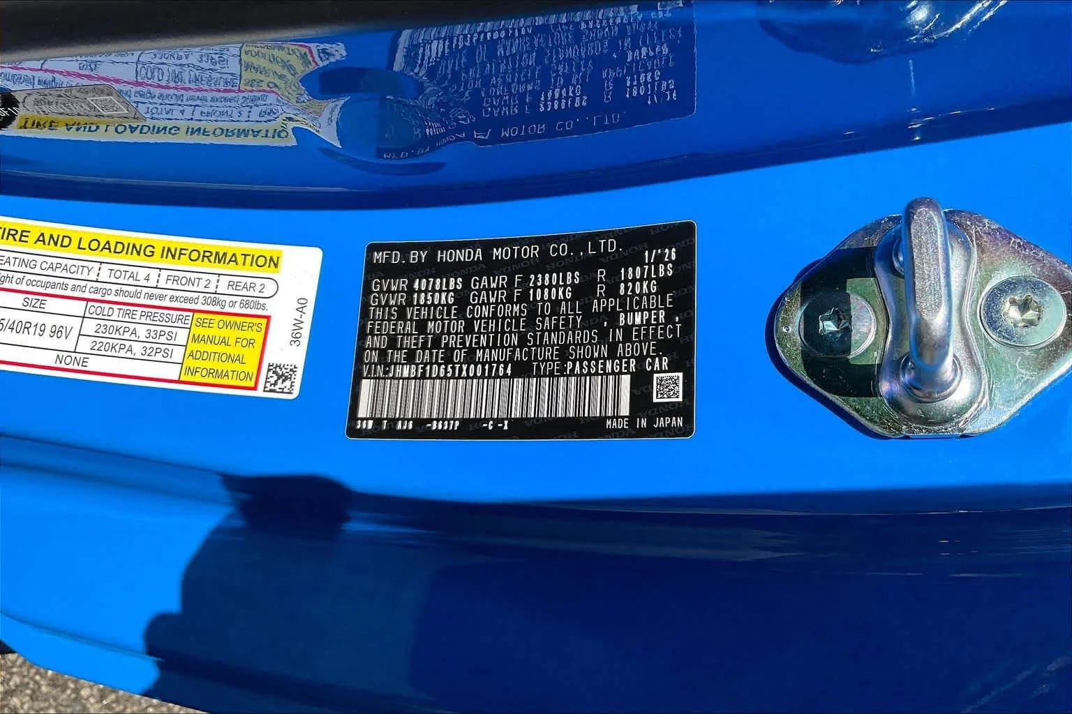 Used 2026 Boost Blue Pearl Honda  image 34