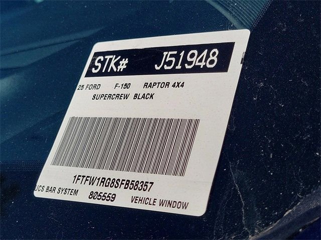 New 2025 Black Ford Raptor image 29