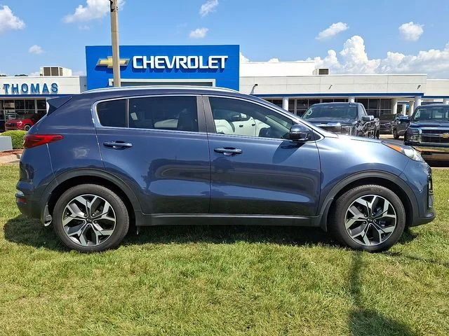 Used 2020 Blue Kia EX image 7
