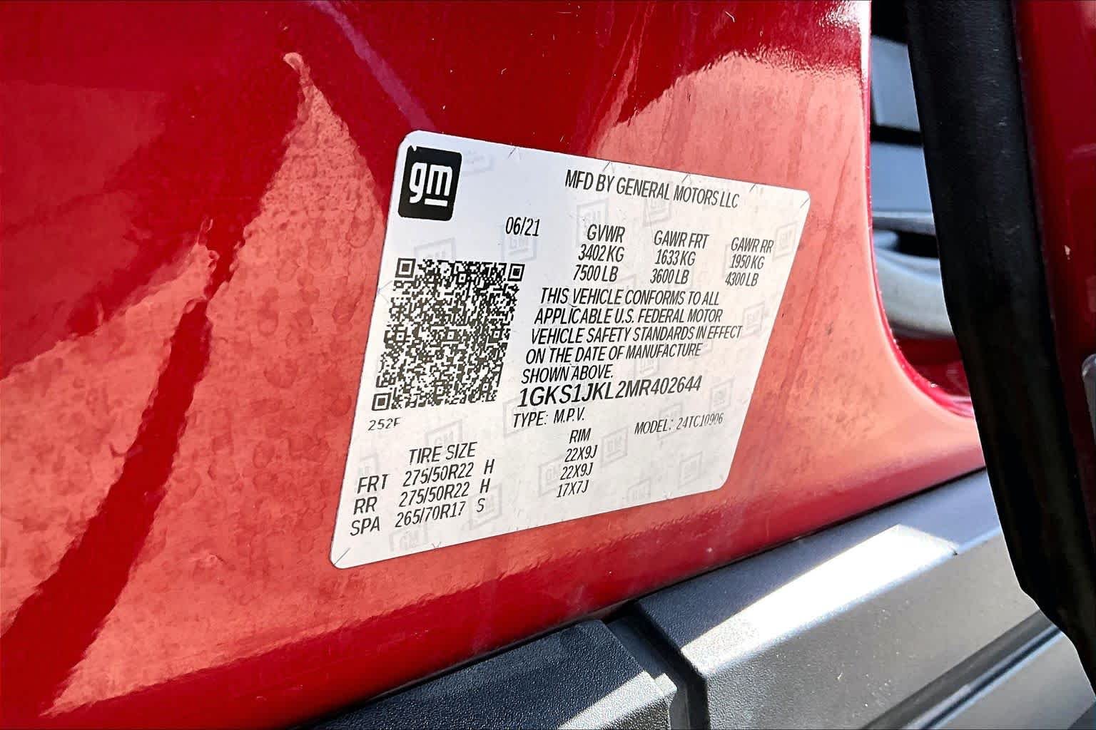 Used 2021 Cayenne Red Tintcoat GMC Denali image 37