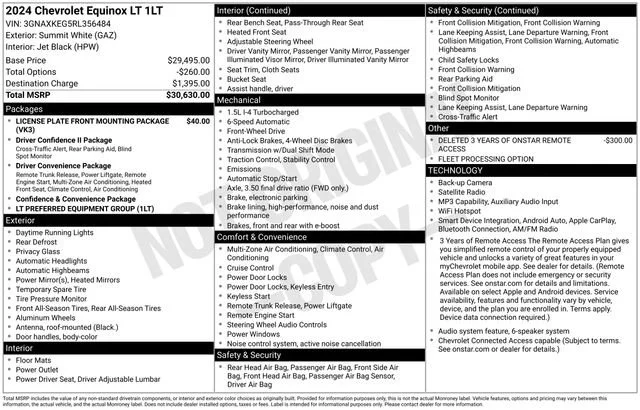 Used 2024 Summit White Chevrolet LT image 29
