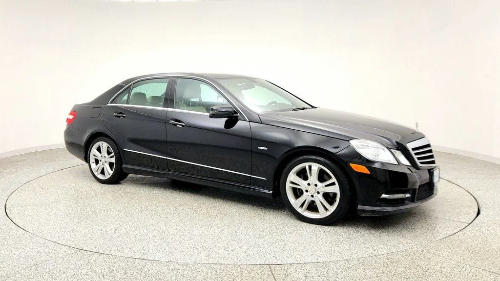 Used 2012 Black Mercedes-Benz E350 4MATIC® image 3