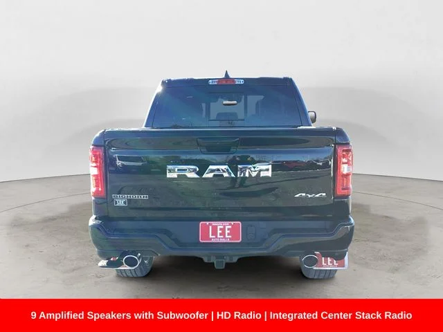 New 2026 Diamond Black Ram BIG HORN CREW CAB 4X4 5