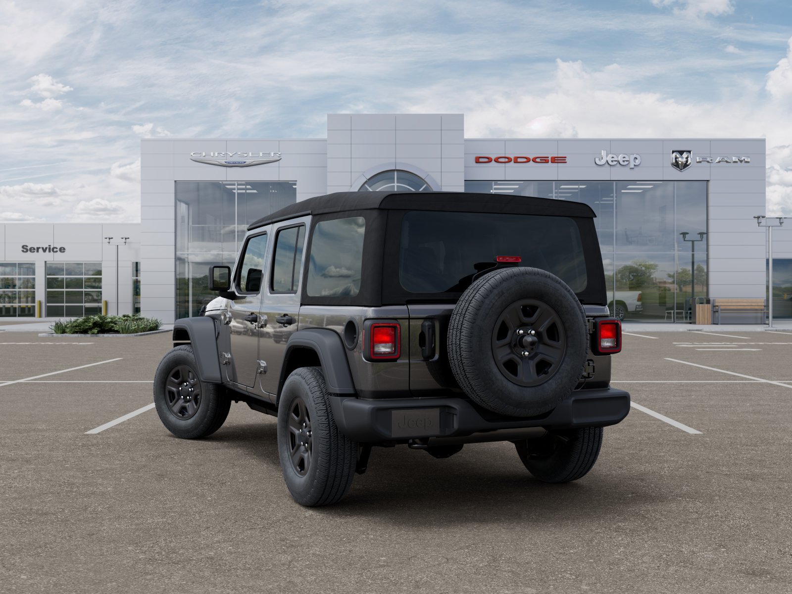 New 2026 Granite Crystal Metallic Clearcoat Jeep Sport image 36