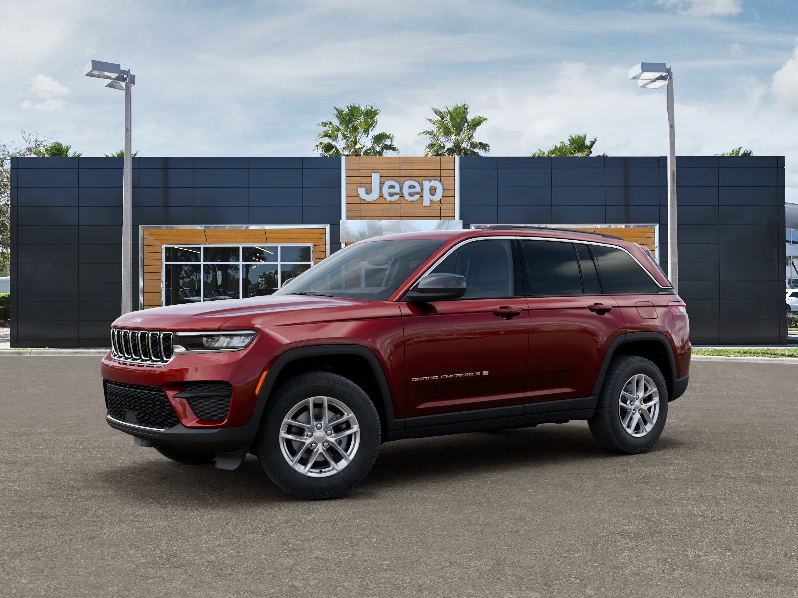 New 2026 Velvet Red Pearl-Coat Exterior Paint Jeep Laredo image 2