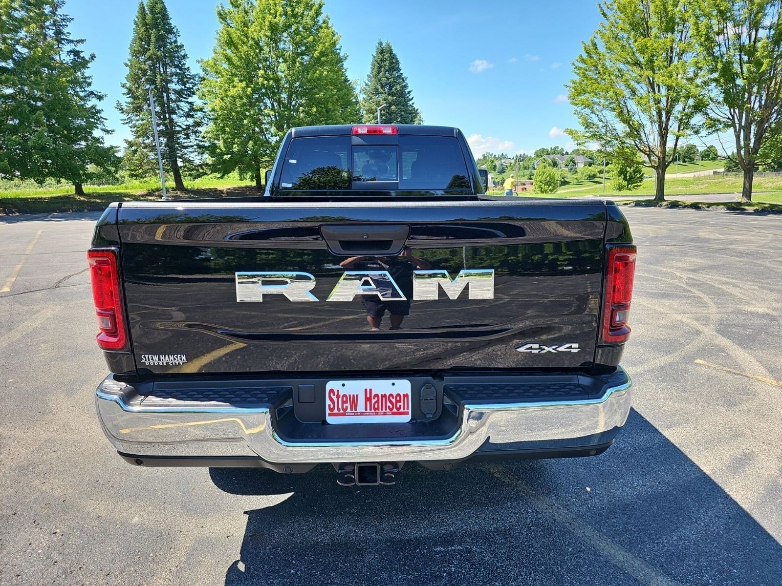 New 2026 Diamond Black Crystal Pearlcoat Ram Tradesman image 4