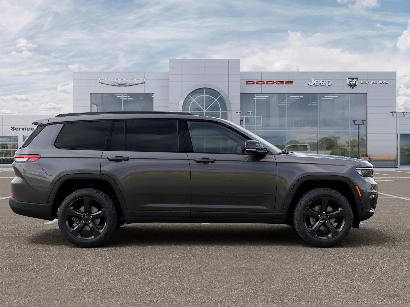 New 2025 Baltic Gray Metallic Clear-Coat Exterior Paint Jeep Limited image 45