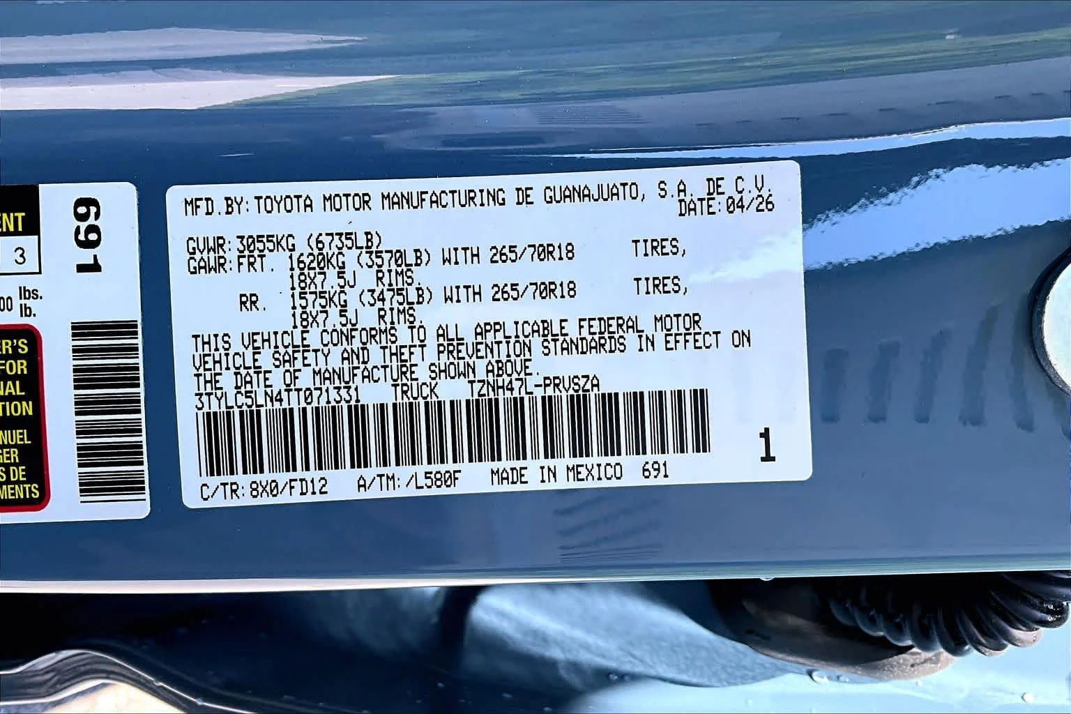 New 2026 Heritage Blue Toyota Tacoma TRD Off-Road image 18