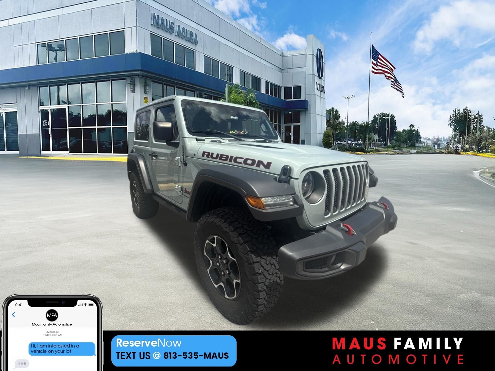 Used 2023 Gray Jeep Rubicon image 1