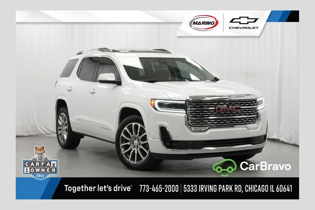 Used 2023 White Frost Tricoat GMC Denali image 1