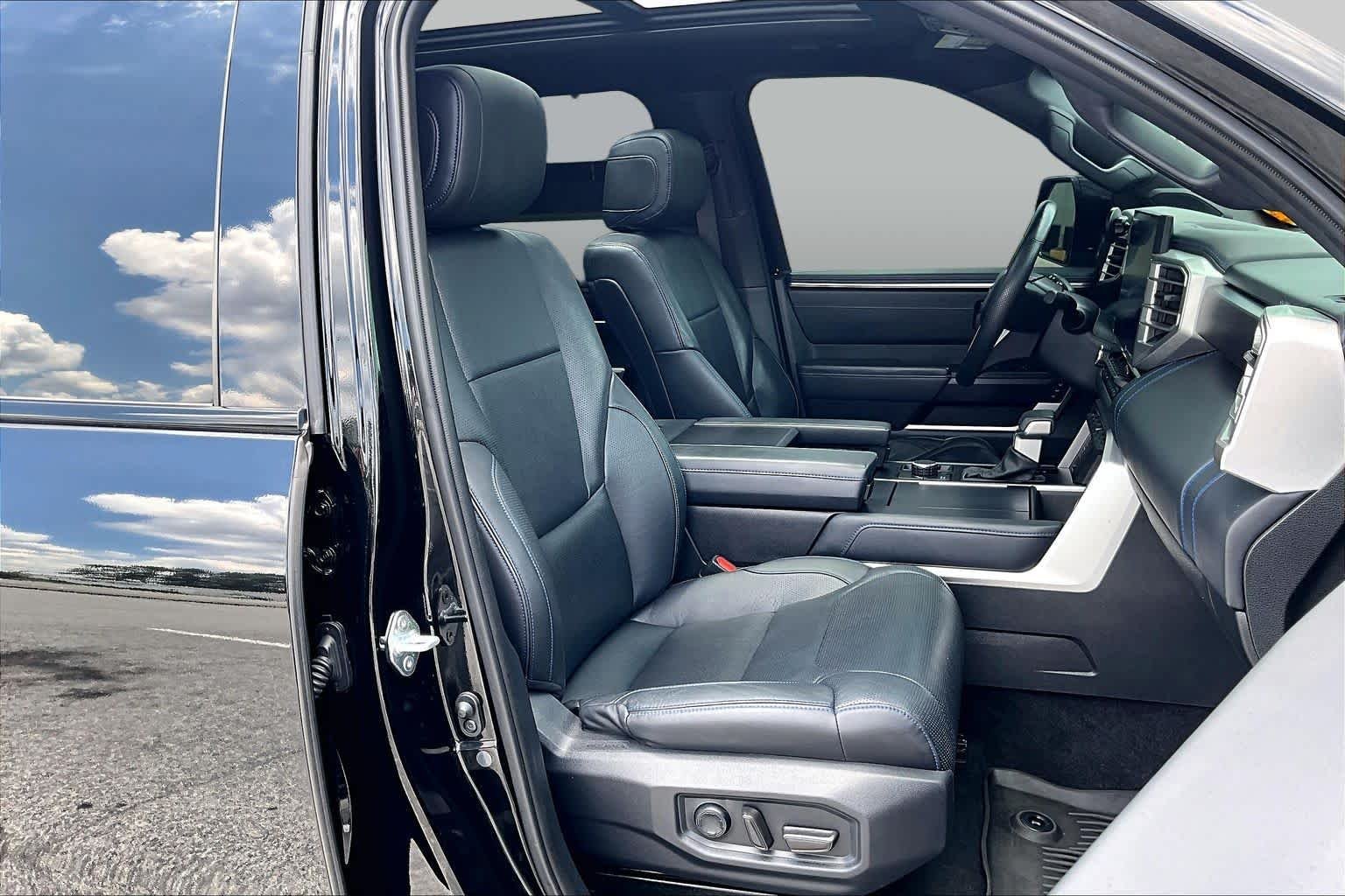Used 2022 Midnight Black Metallic Toyota Platinum Hybrid image 9