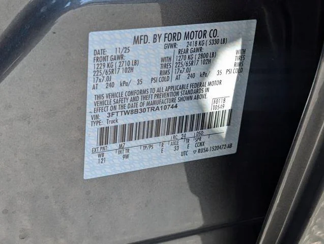 New 2026 Carbonized Gray Metallic Ford XL image 26