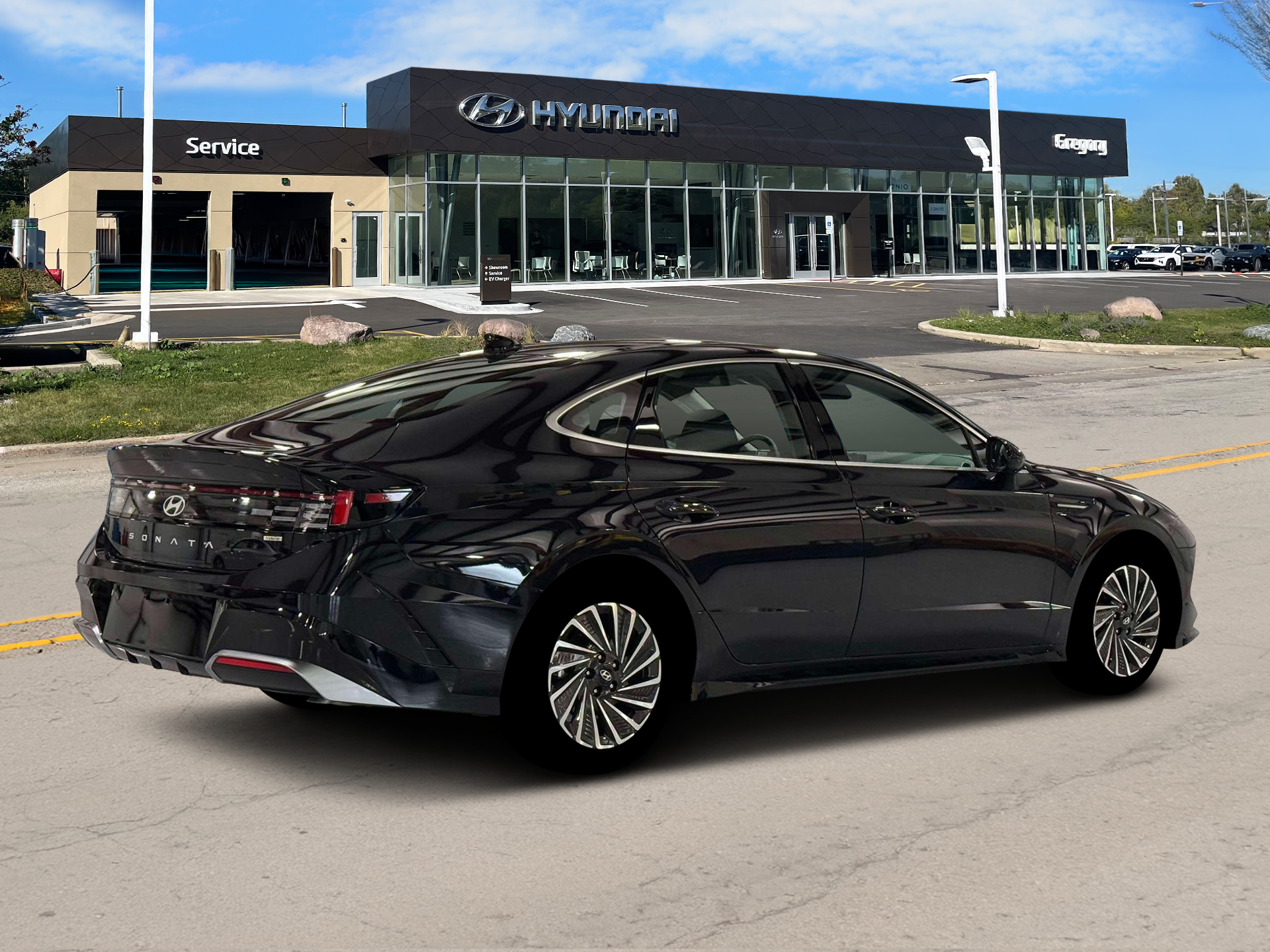 New 2026 Blue Hyundai SEL image 8
