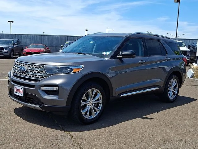 Certified Used 2021 Gray Metallic Ford Limited image 3