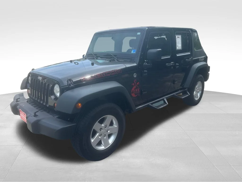 Used 2014 Black Jeep Unlimited Rubicon image 2
