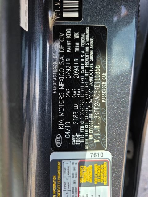 Used 2019 Gray Kia LXS image 25