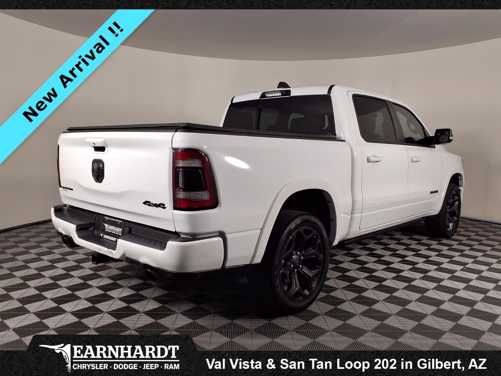 Used 2022 Bright White Clearcoat Ram Limited image 4