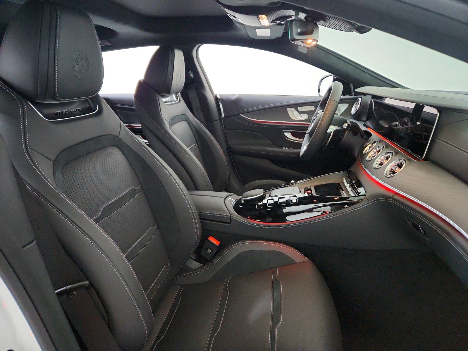 New 2026 MANUFAKTUR Moonlight White Metallic Mercedes-Benz AMG® GT 63 S E Performance 4-Door Coupe image 16