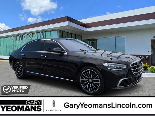 Used 2021 Obsidian Black Mercedes-Benz S 580 image 1