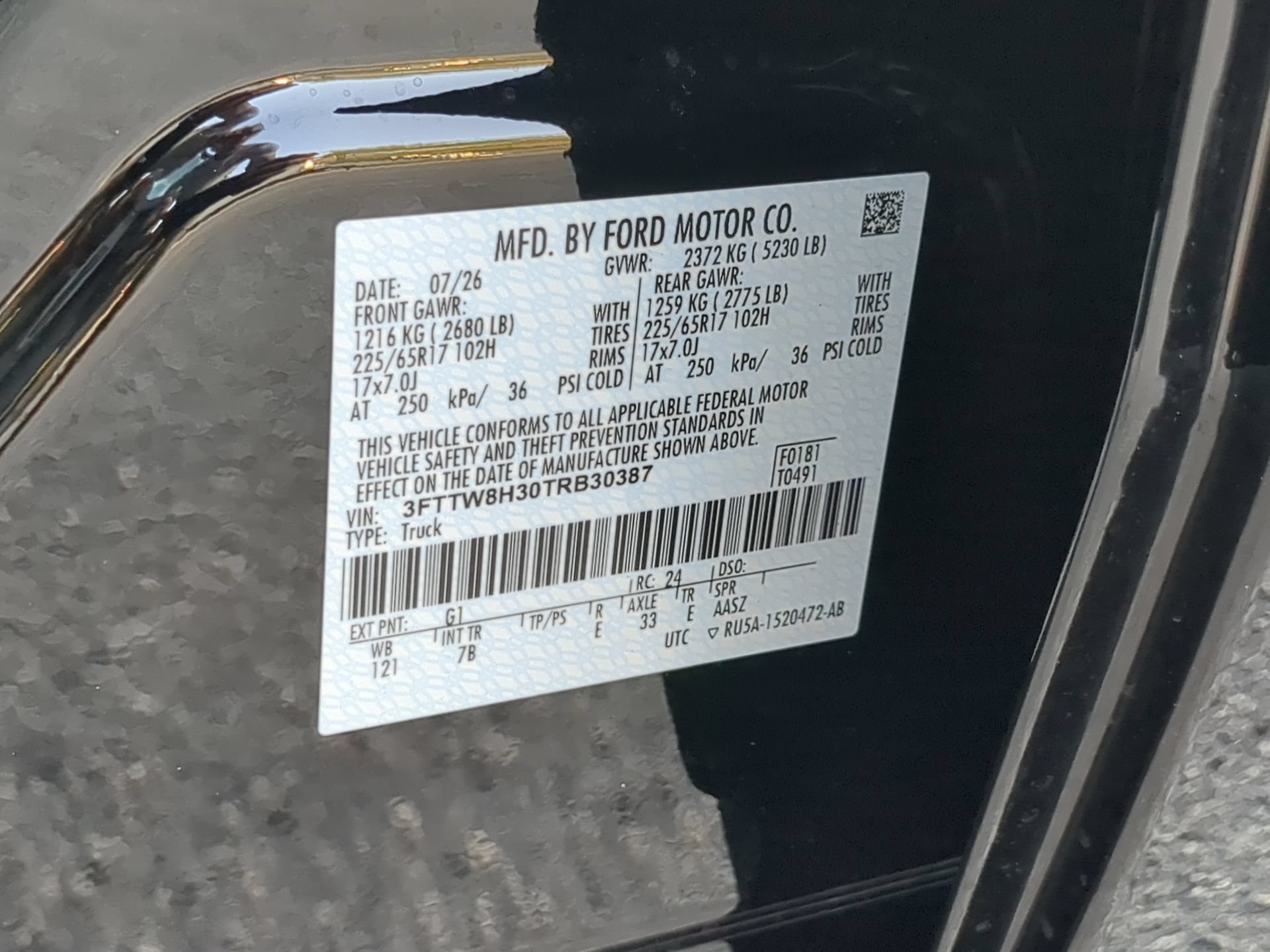 New 2026 Shadow Black Ford XLT image 67