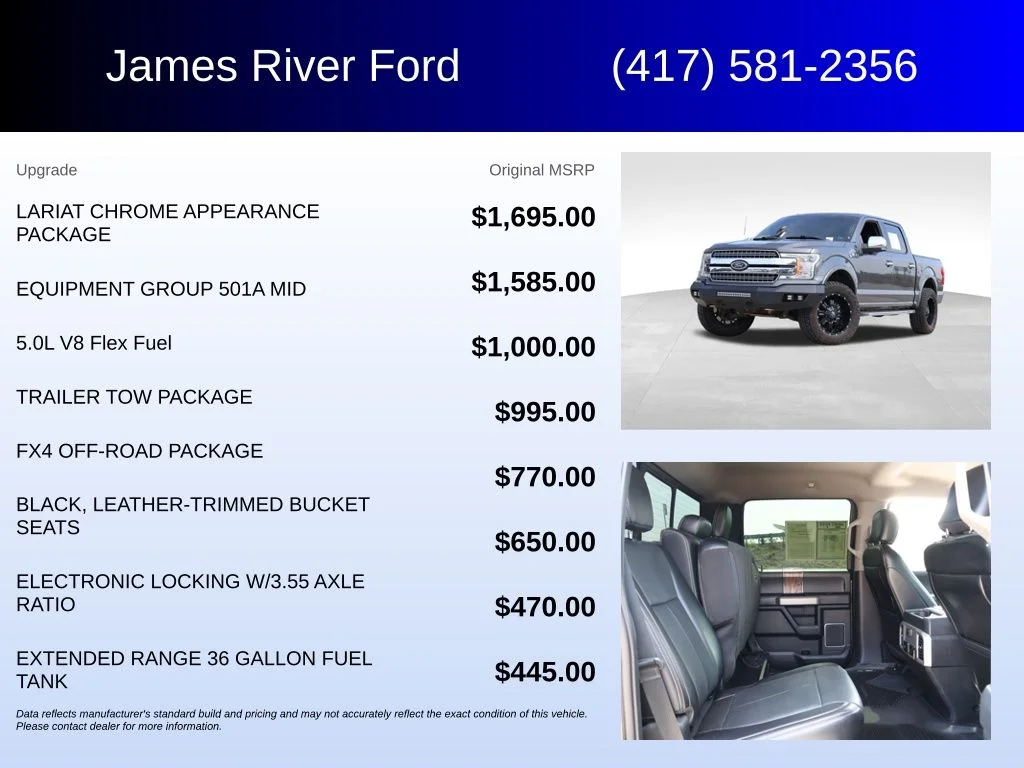 Used 2018 Magnetic Ford Lariat image 5