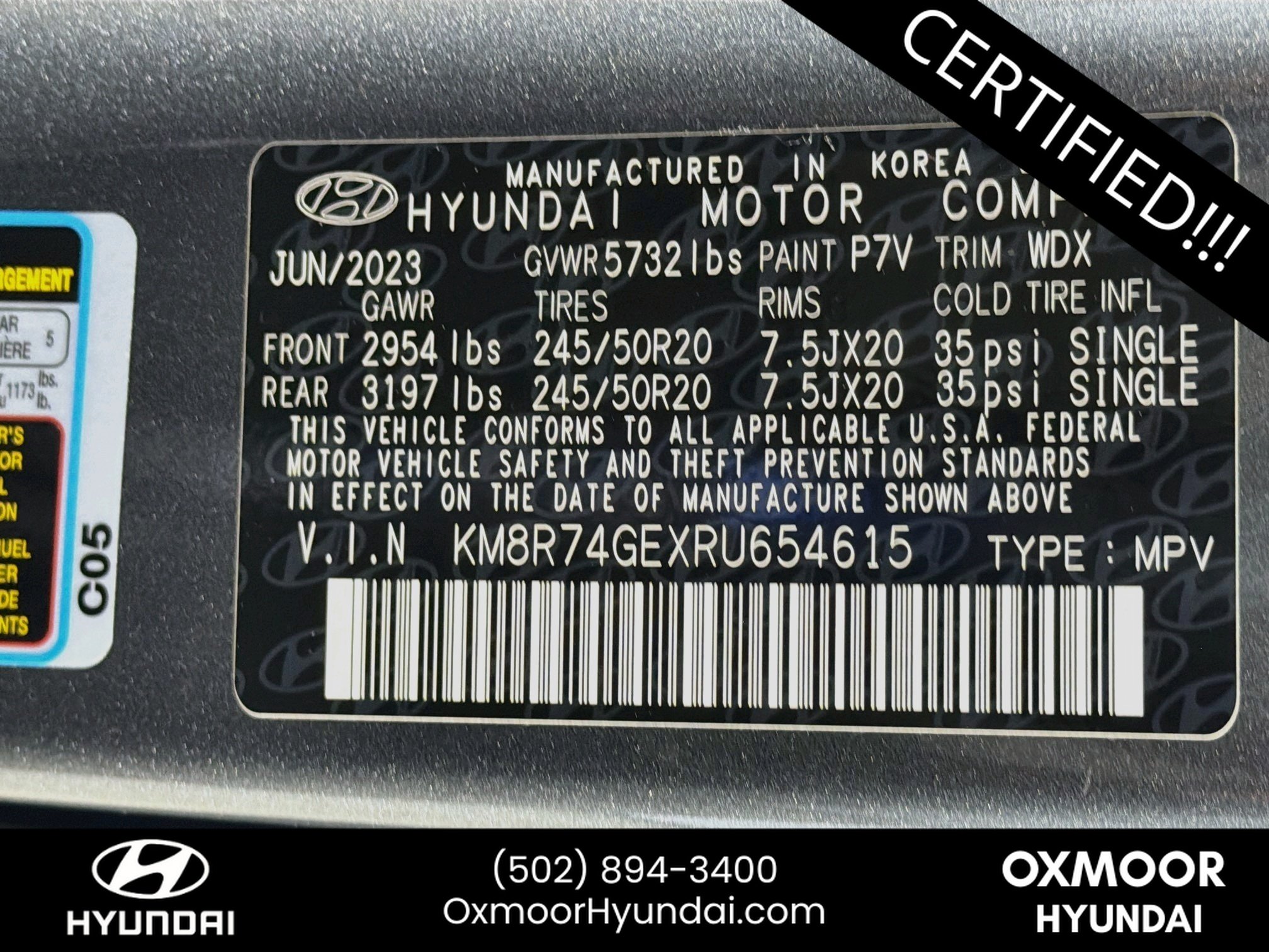 Certified Used 2024 Steel Graphite Hyundai Calligraphy image 35