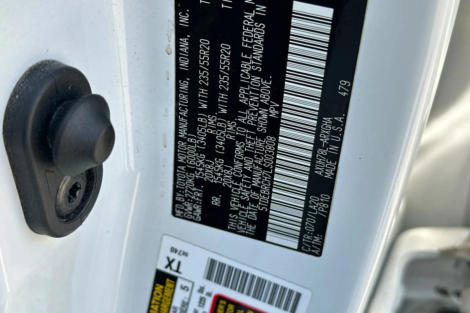 Used 2020 Blizzard Pearl Toyota Hybrid Platinum image 36