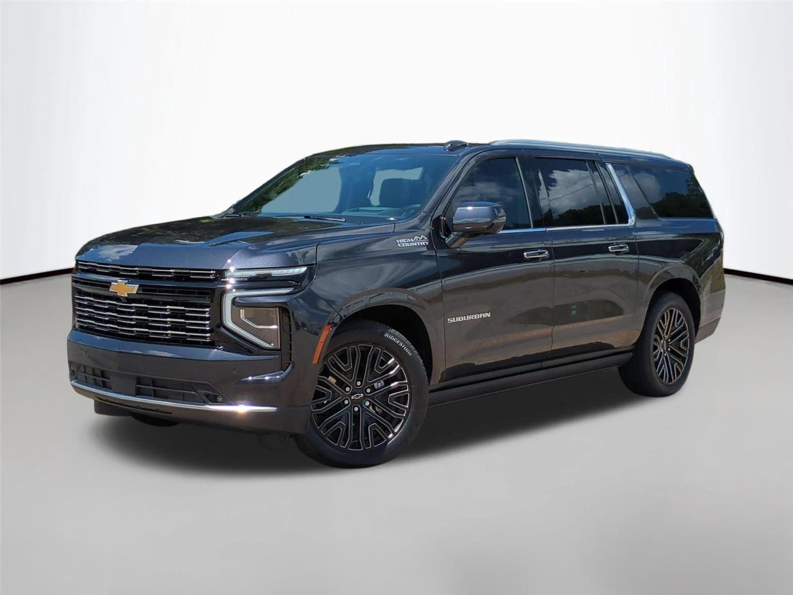 Used 2025 Lakeshore Blue Metallic Chevrolet High Country image 1