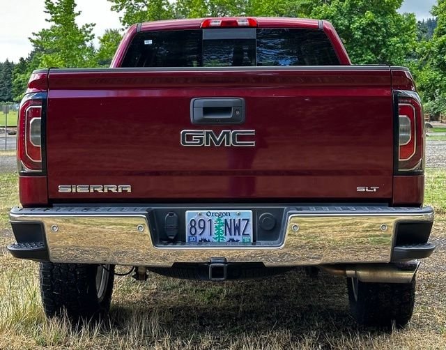Used 2017 Crimson Red Tintcoat GMC SLT image 8