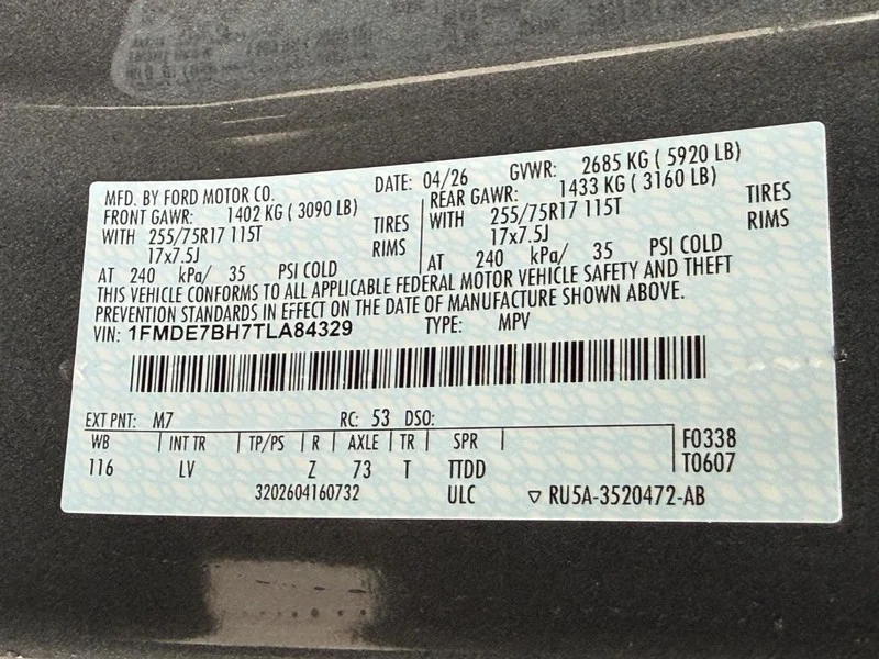 New 2026 Carbonized Gray Metallic Ford Big Bend 4 Door 4x4 image 19