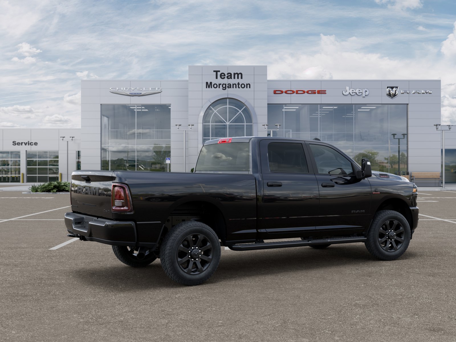 New 2026 Diamond Black Crystal Pearlcoat RAM Big Horn image 42